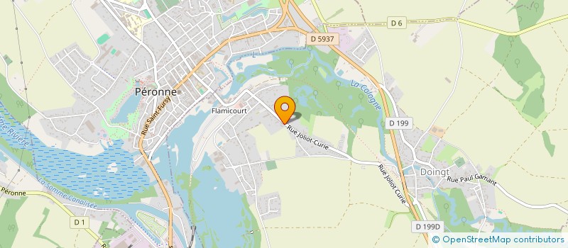 localisation de l'entreprise FCMA  DOINGT