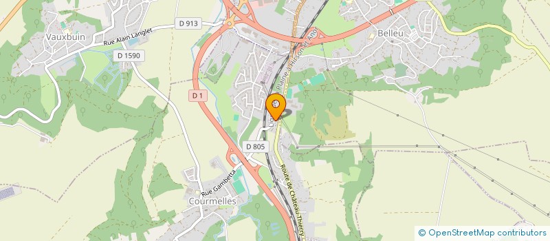 localisation de l'entreprise FCMA  COURMELLES