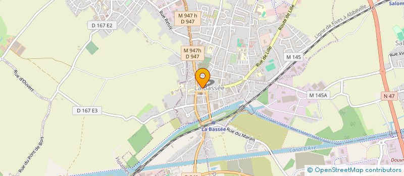 localisation de l'entreprise FCMC  LA BASSEE