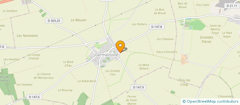 localisation de l'entreprise FCMIP à GERMAINVILLE