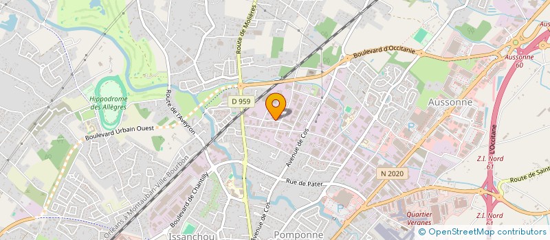 localisation de l'entreprise FCMR ALBANORD  MONTAUBAN