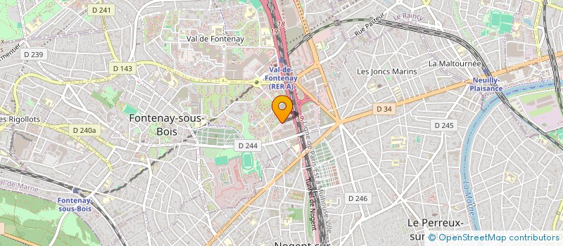 localisation de l'entreprise FCNS à FONTENAY-SOUS-BOIS