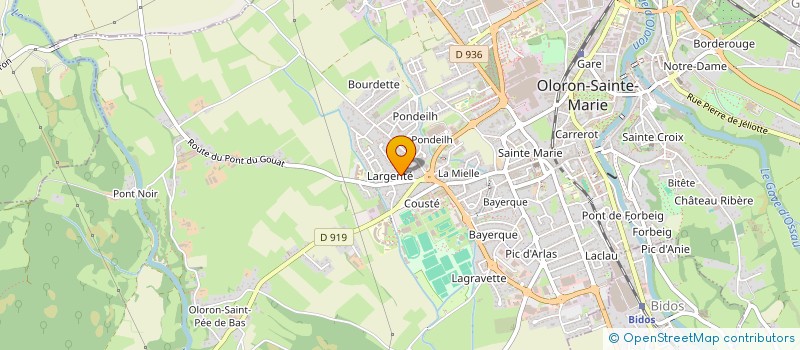 localisation de l'entreprise FCO ESCRIME  OLORON-SAINTE-MARIE