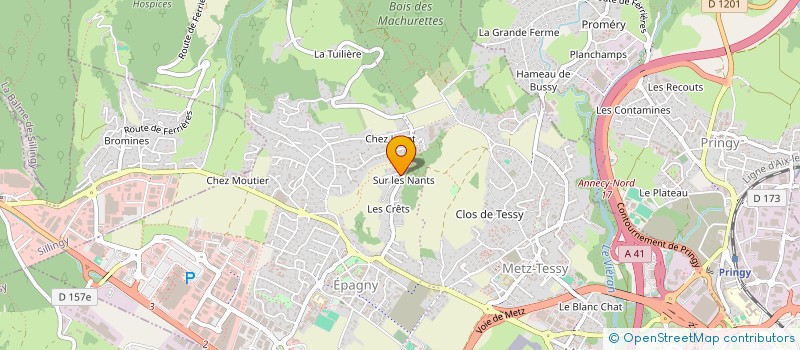 localisation de l'entreprise FCOM à EPAGNY METZ-TESSY