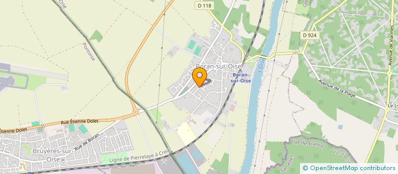 localisation de l'entreprise FCP  BORAN-SUR-OISE