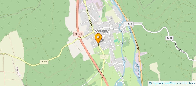 localisation de l'entreprise FCP  ACQUIGNY