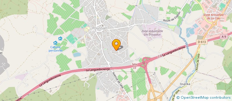 localisation de l'entreprise FCP  POUSSAN