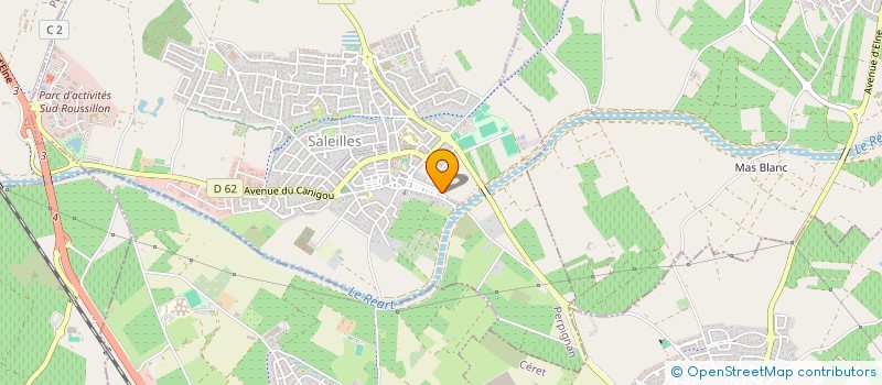 localisation de l'entreprise FCP  SALEILLES