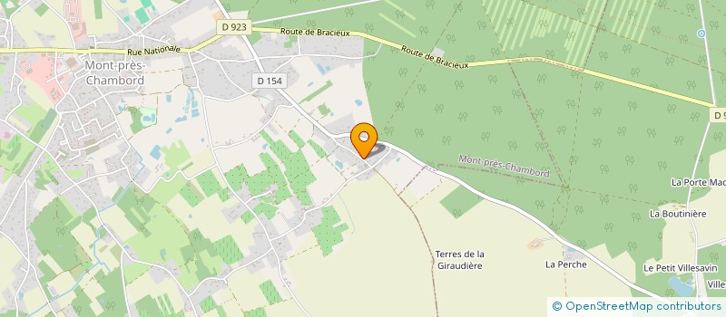 localisation de l'entreprise FCP IMMO  MONT-PRES-CHAMBORD