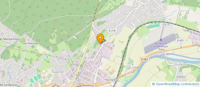 localisation de l'entreprise FCP IMMO  THISE