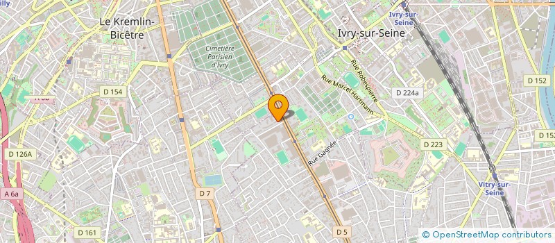 localisation de l'entreprise FCP IMMO  VITRY-SUR-SEINE