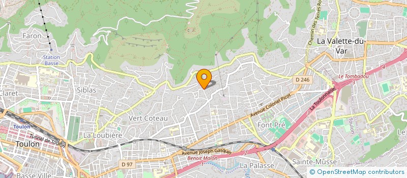 localisation de l'entreprise FCP PATRIMOINE  TOULON