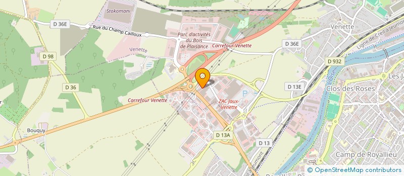 localisation de l'entreprise FCP TELECOM à COMPIEGNE
