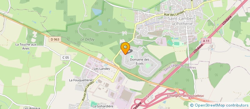 localisation de l'entreprise FCPA  SAINT-LAMBERT-LA-POTHERIE