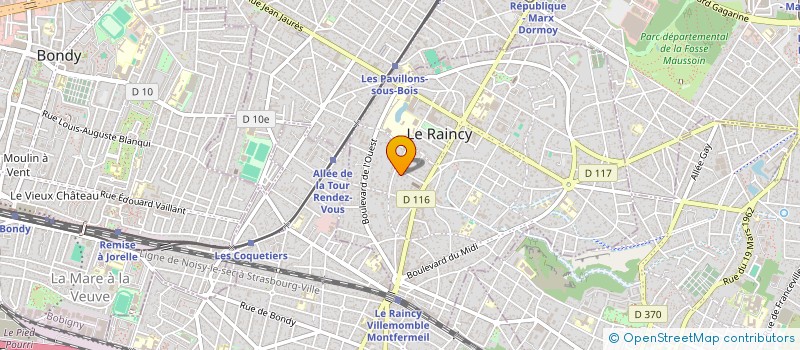 localisation de l'entreprise FCPA à LE RAINCY