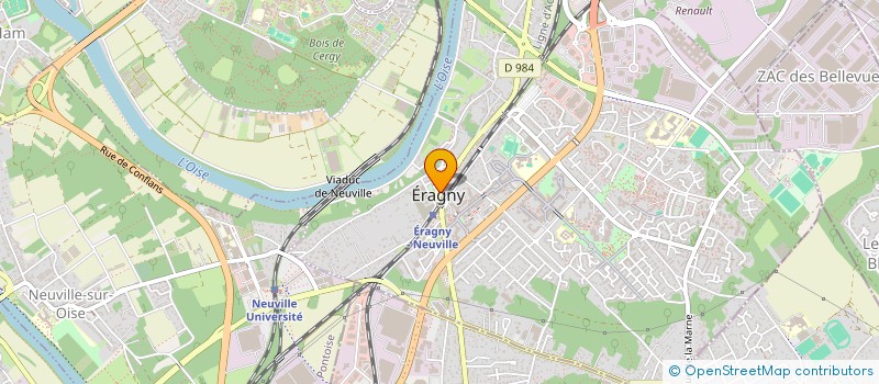 localisation de l'entreprise FCPA  ERAGNY