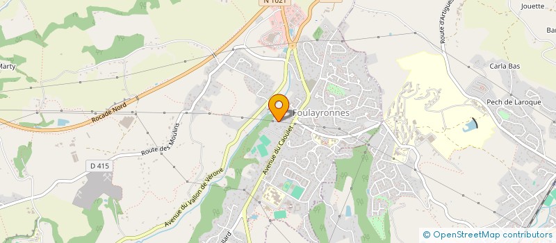 localisation de l'entreprise FCPE  FOULAYRONNES