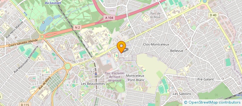 localisation de l'entreprise FCPE à VILLEPINTE
