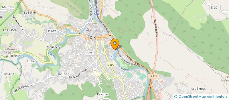 localisation de l'entreprise FCPE ARIEGE CONSEIL DEPT FEDER PARENTS à FOIX