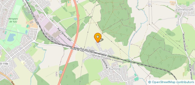 localisation de l'entreprise FCPE CHARLEMAGNE THIONVILLE  KUNTZIG