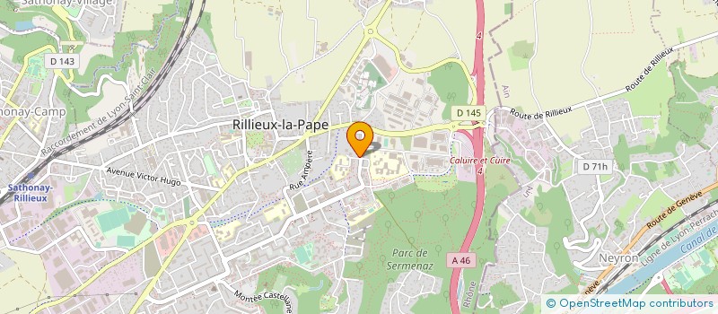 localisation de l'entreprise FCPE CONSEIL DE PARENTS D'ELEVES DU LYCEE ALBERT-CAMUS à RILLIEUX-LA-PAPE