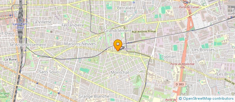 localisation de l'entreprise FCPF  LYON