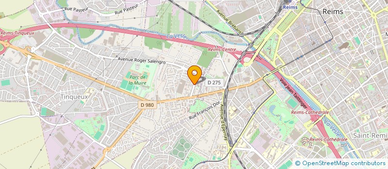 localisation de l'entreprise FCPHD  TINQUEUX