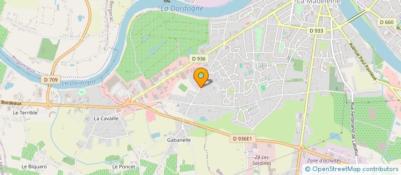 localisation de l'entreprise FCPI FRANCE CONSTRUCTION PROMOTION INVESTISSEMENT à BERGERAC