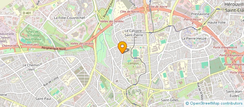 localisation de l'entreprise FCPL LECONTE  CAEN