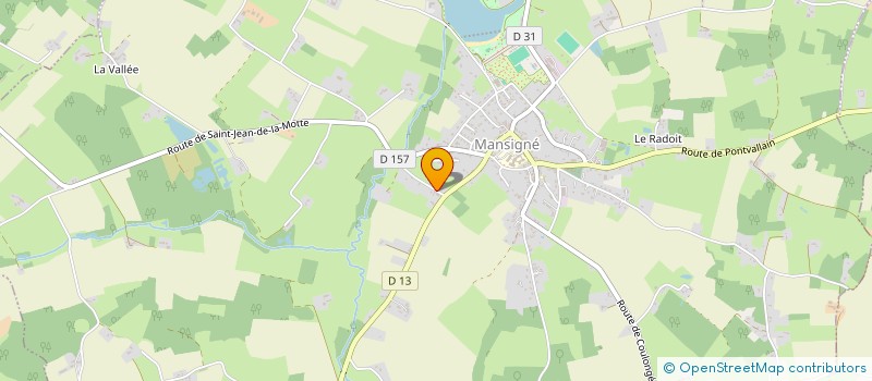 localisation de l'entreprise FCPM  MANSIGNE