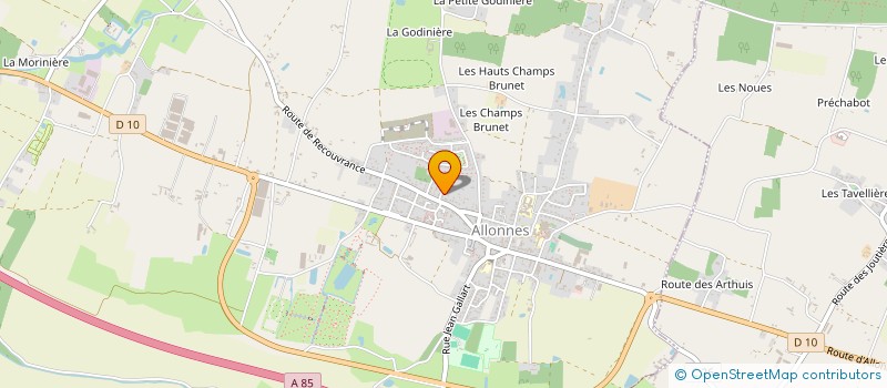 localisation de l'entreprise FCPM CORP à ALLONNES