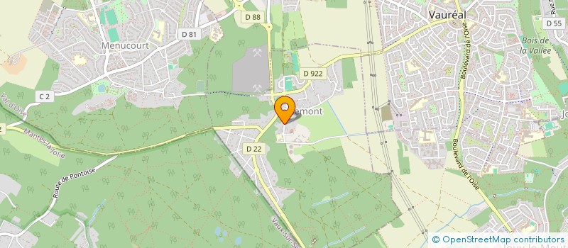 localisation de l'entreprise FCPS SECURITE à CERGY
