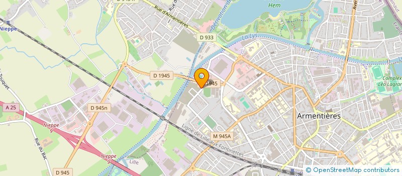 localisation de l'entreprise FCR  ARMENTIERES