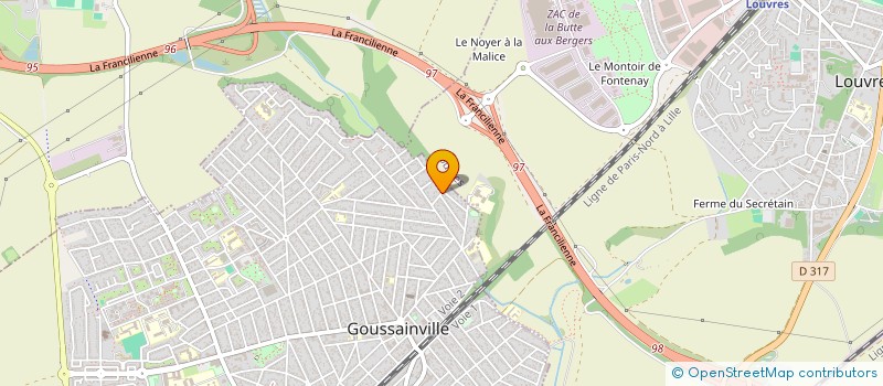 localisation de l'entreprise FCR à GOUSSAINVILLE
