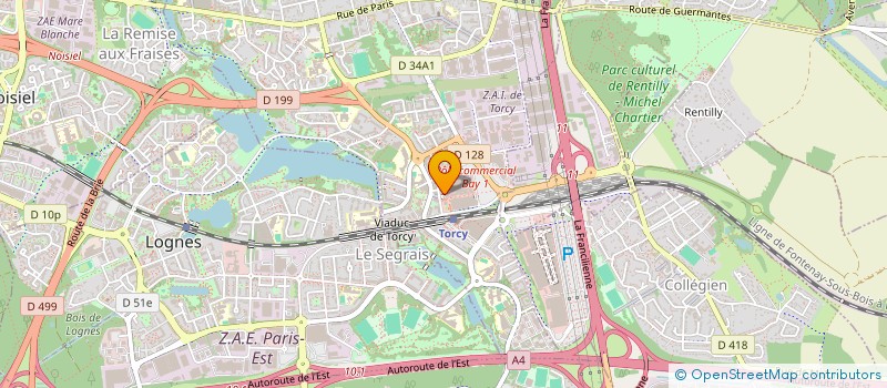 localisation de l'entreprise FCR à TORCY