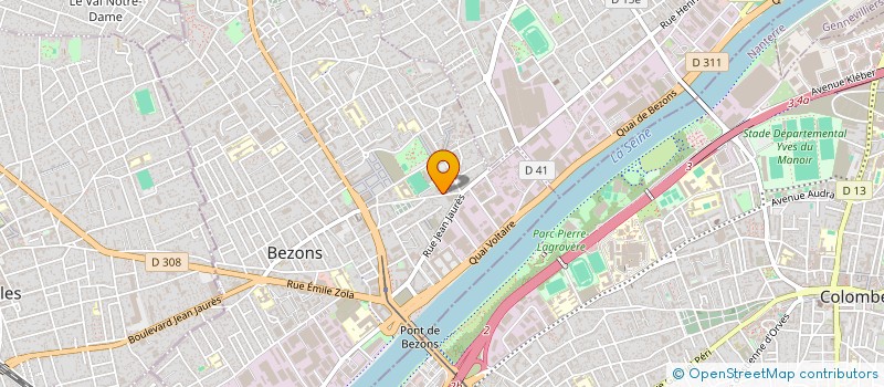 localisation de l'entreprise FCR BATIMENT à BEZONS