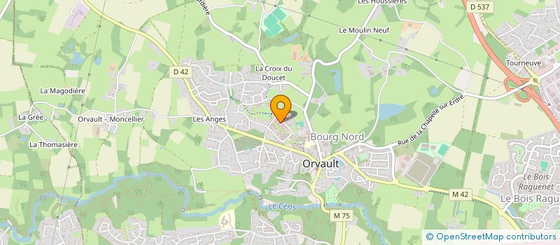 localisation de l'entreprise FCR TAAXI à ORVAULT