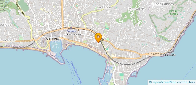 localisation de l'entreprise FCRC  CANNES