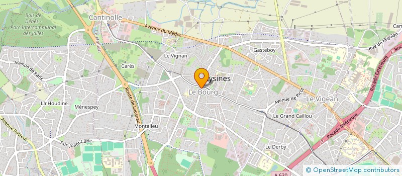 localisation de l'entreprise FCRCS  EYSINES