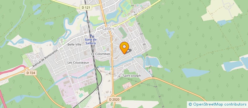 localisation de l'entreprise FCS  SALBRIS