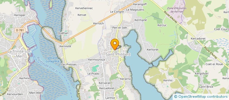 localisation de l'entreprise FCS  SAINT-PHILIBERT