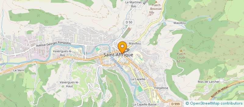 localisation de l'entreprise FCS  SAINT-AFFRIQUE