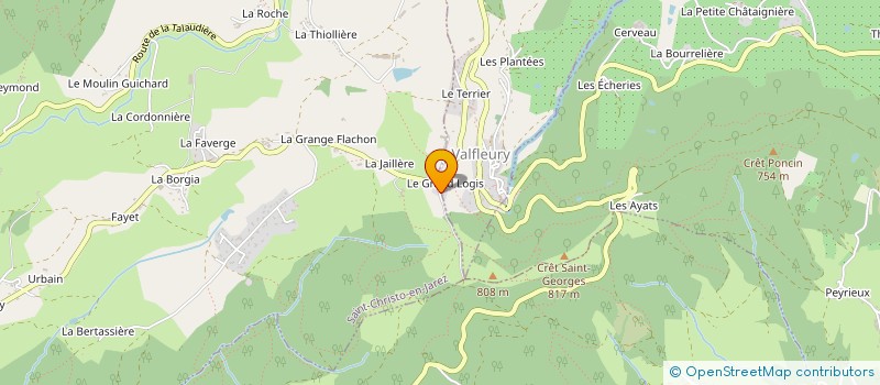 localisation de l'entreprise FCS  VALFLEURY