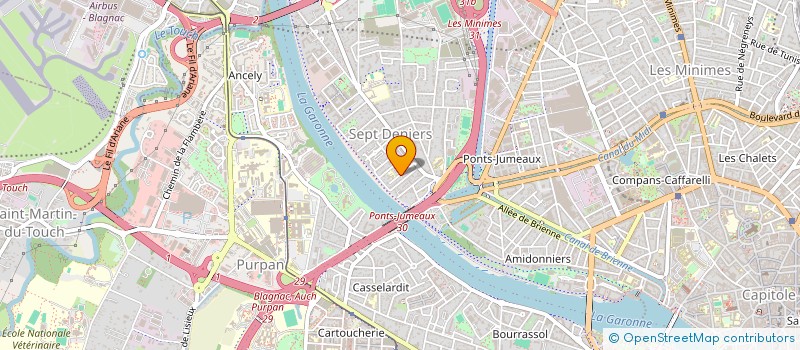localisation de l'entreprise FCS FOOD CULTURE STREET à TOULOUSE