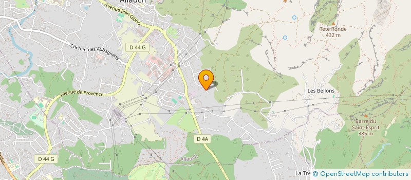 localisation de l'entreprise FCS IMMO  ALLAUCH