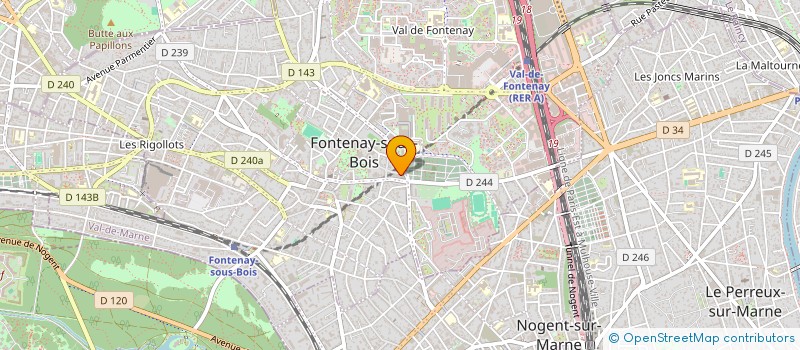 localisation de l'entreprise FCS IMMOBILIER à FONTENAY-SOUS-BOIS