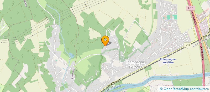 localisation de l'entreprise FCS INCENDIE  CHAMPAGNE-SUR-OISE