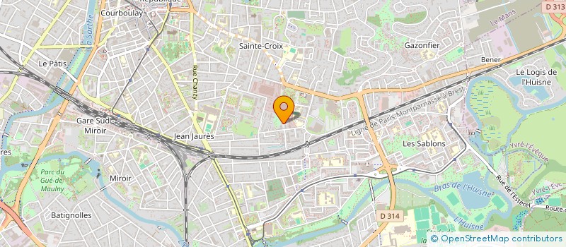 localisation de l'entreprise FCS INSTITUT MITUTOYO DE METROLOGIE à LE MANS