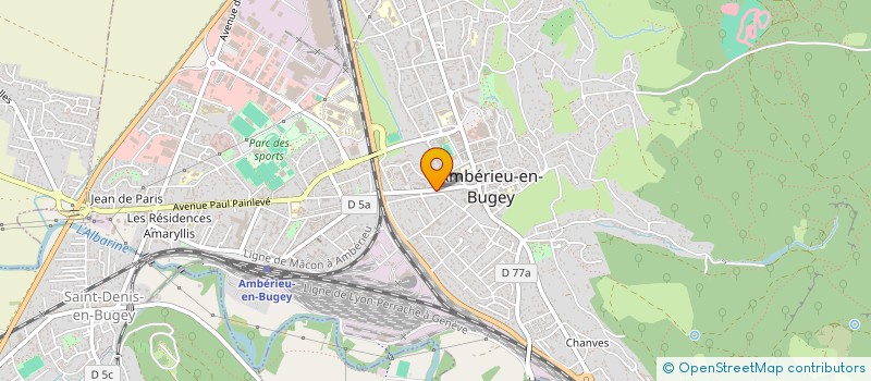 localisation de l'entreprise FCS NET à AMBERIEU-EN-BUGEY
