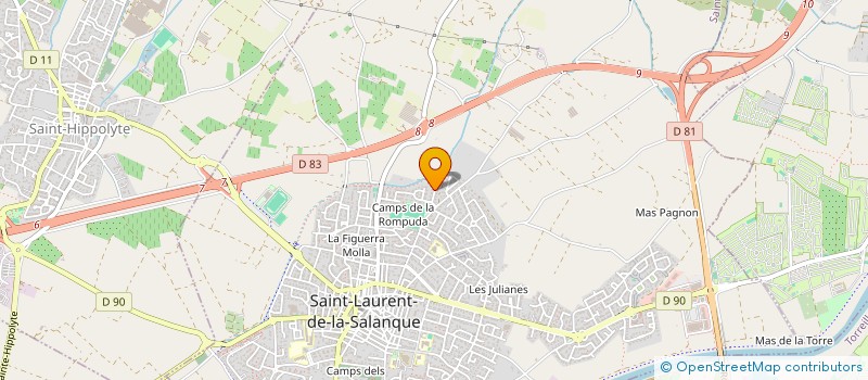 localisation de l'entreprise FCS-POLYGONE à SAINT-LAURENT-DE-LA-SALANQUE